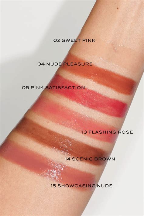 ysl candy glaze pink satisfaction|ysl candy glaze scenic brown.